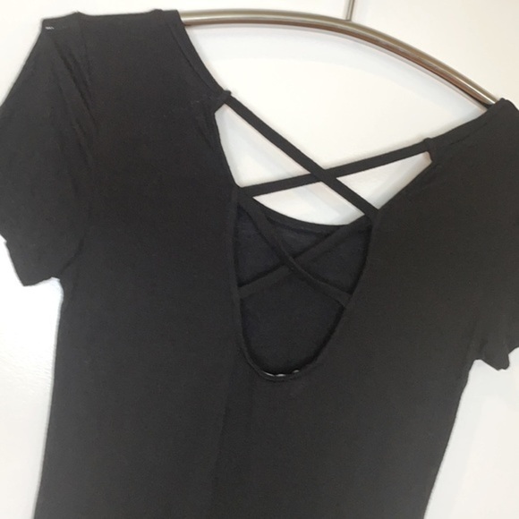 AMERICAN DREAM | Women’s Black Laced Up Back Style Casual Shirt Size Small - Picture 5 of 6